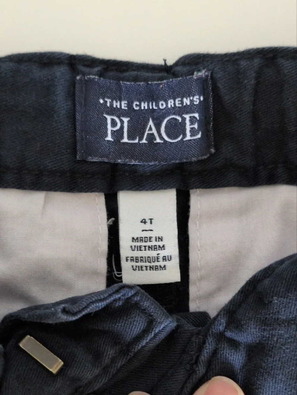 The Children's Place Dark Navy Flat-Front Shorts